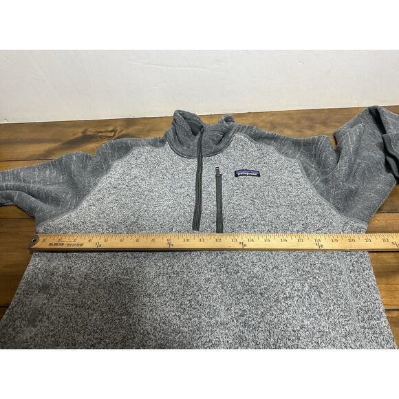 Patagonia Better Sweater Men’s Medium Gray Jacket 1/4 Zip - Picture 7 of 10